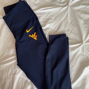 WVU NIKE LEGGINGS SIZE MEDIUM